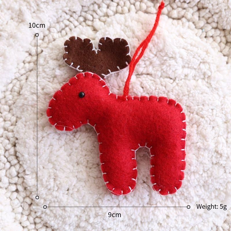 Christmas Stocking Set – Snowflake, Santa & Animal Designs Hanging Socks For Fireplace Decor (Modern Minimalist Style, 4-Piece Pack)_voghion.com