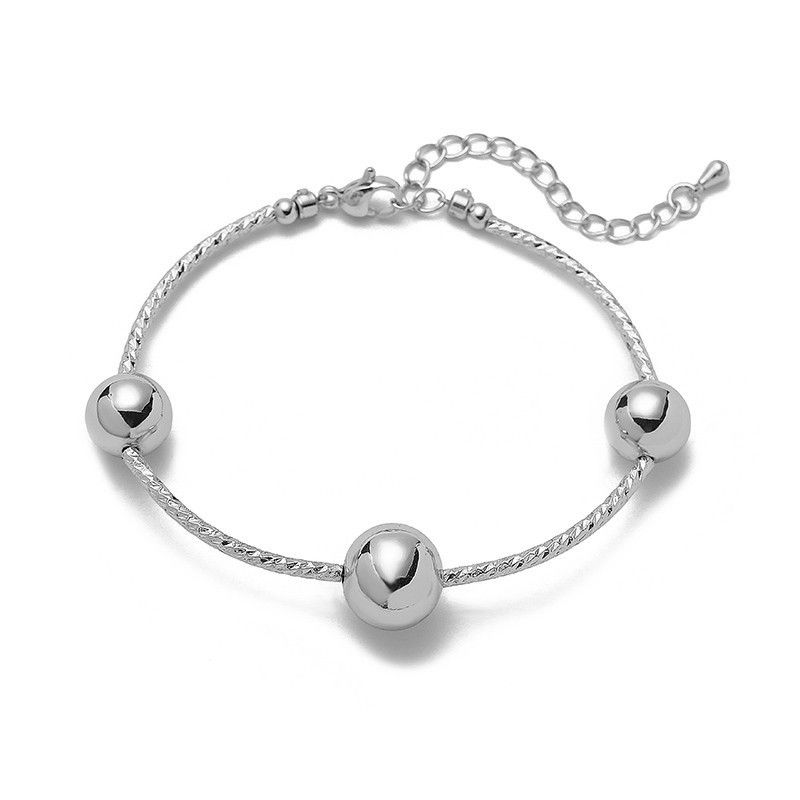 Verstellbares Glücksperlen-Armband- und Halsketten-Set für Damen – 18 Karat vergoldete runde Perlenkette, Boho-Chic-Accessoire für den Alltag, Schmuckset_voghion.com