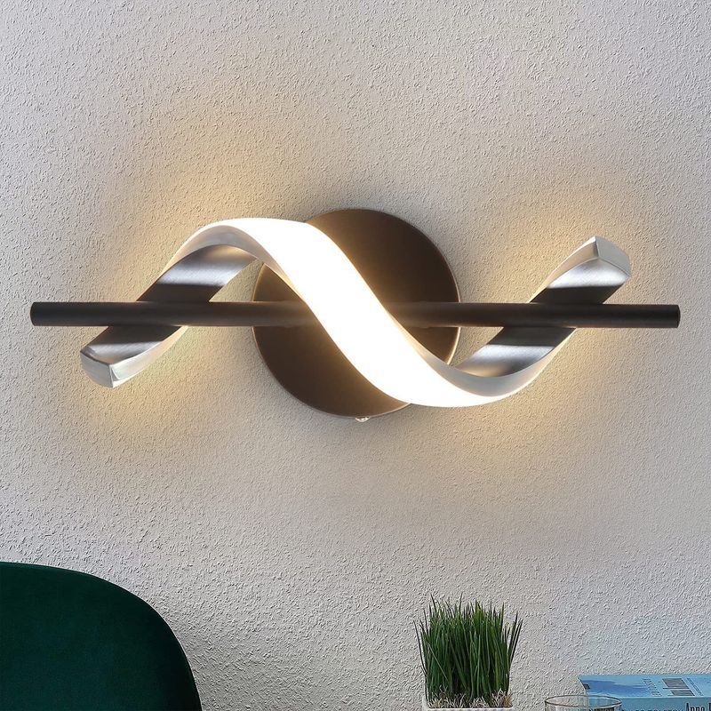 Glitzerlife LED Wandleuchte Innen Wandlampe - Modernes Design Flurlampe 3000K Warmweiß Treppenhauslampe Wandbeleuchtung Für Schlafzimmer Wohnzimmer Arbeitszimmer_voghion.com