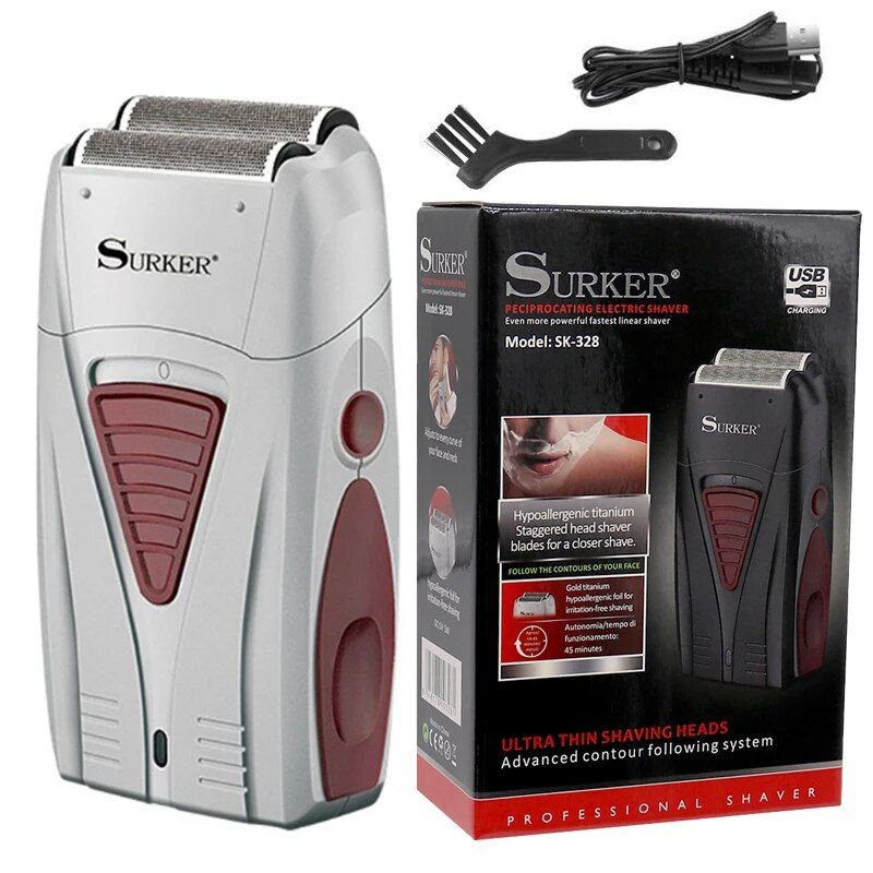 Barber shaper professional shaver compatible beard USB electric razor for men head shaving hine_voghion.com