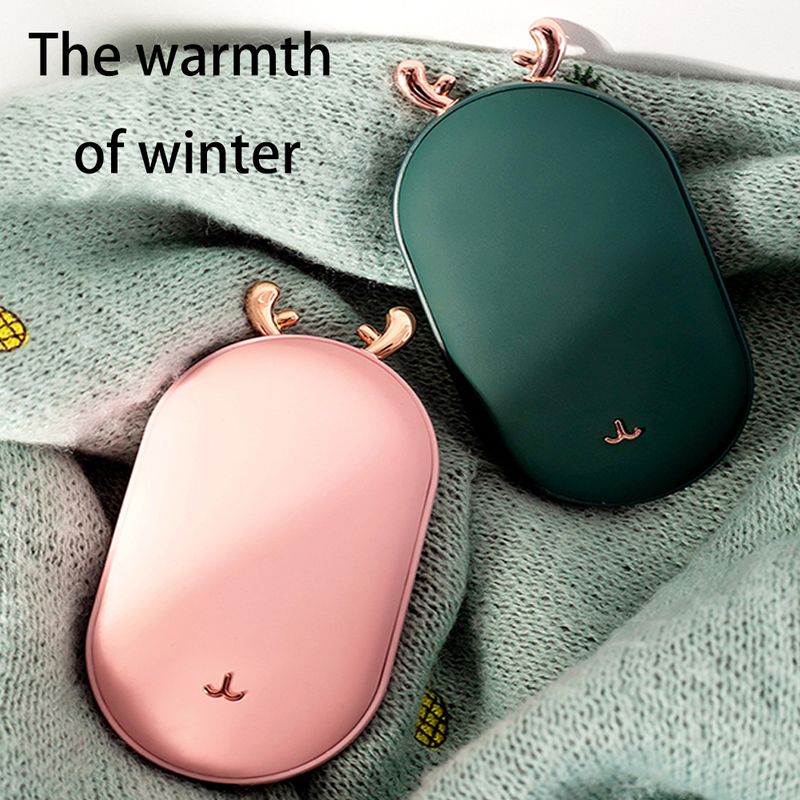 2 In 1 Hand Warmer With Temperature Display & Adjustable Power Bank Electric Handwarmer Gifts For Women Men Camping Hunting_voghion.com