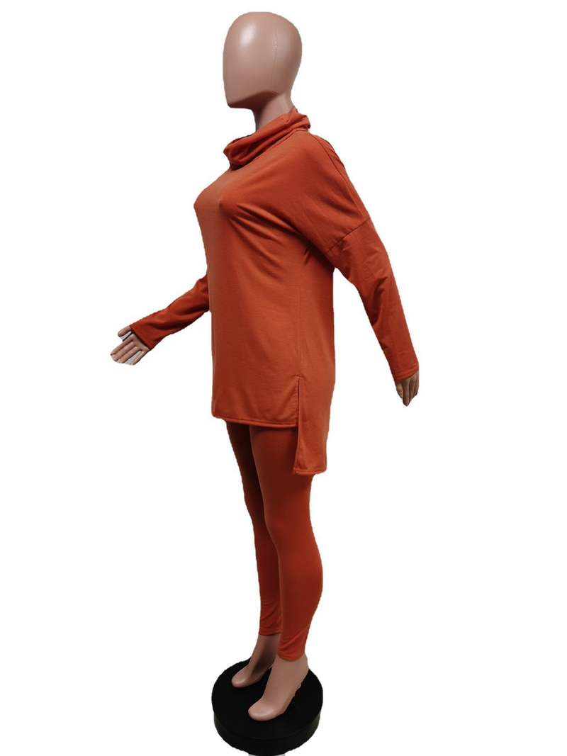 Modisches, asymmetrisches Cover-Hüftschlankheits-Zweiteiler-Set für Damen_voghion.com