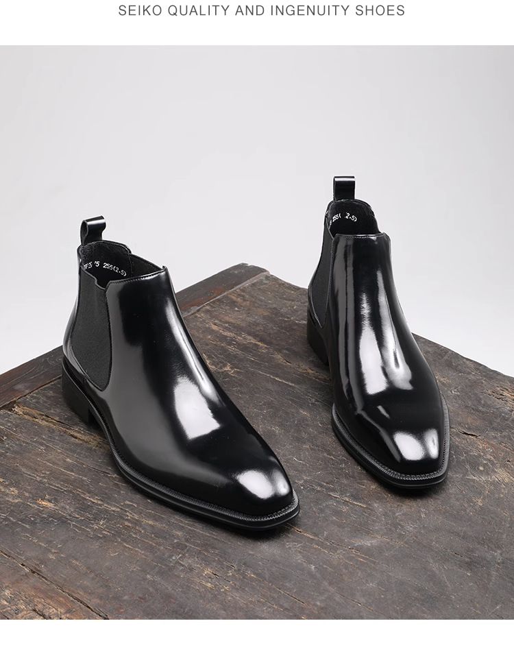 Martin Boots Herren High-Top-Schuhe Mittelhohe Kurze Stiefel Outdoor Herrenstiefel Erhöhende Mittlere Stiefel Herren_voghion.com