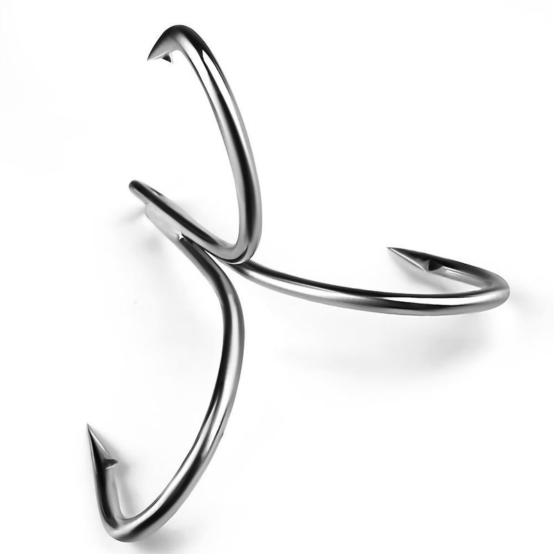 Viervoudige anker met weerhaak, grote vishaak, grote drievoudige haken, 10 stuks/doos_voghion.com