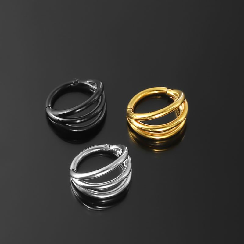 F136 Anello al naso in titanio Piercing al trago Cartilagine Segmento incernierato Daith Elica 16G Orecchio Spirale Setto Labret Gioielli per il corpo all'ingrosso_voghion.com