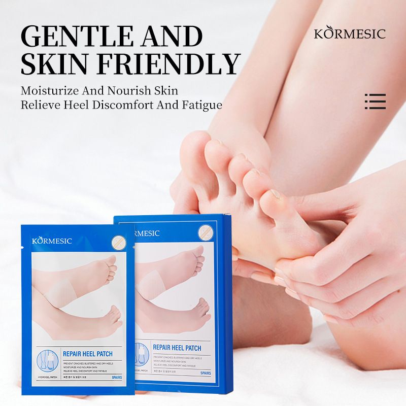 KORMESIC Hydrogel Heel Patches 1 Pc 7g/pair Hydrating Moisturizing Foot Mask_voghion.com