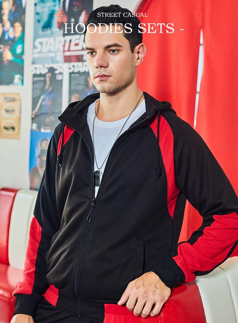 Men's Clothing Autumn And Winter Casual Versatile New Men's Sports Sweater Suit Large Size Loose Fashion Sportswear Two Piece Suit Wholesale_voghion.com