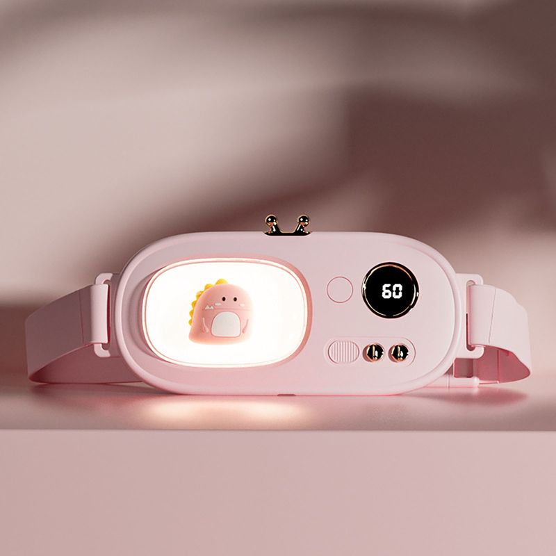 Bandă de încălzire menstruală electrică wireless pentru fete, USB reîncărcabilă, masaj cald pentru abdomen reglabil, pernuțe încălzite_voghion.com