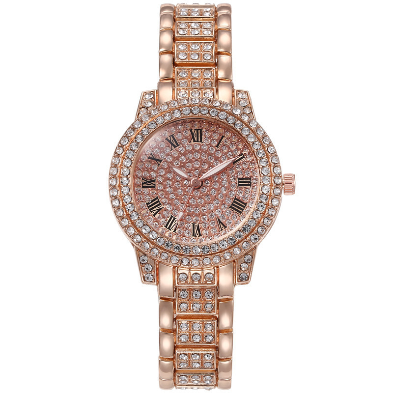 Winter Neue Ganzkörper Strass Luxus Handgelenk Frauen Alle Sky Star Stahl Kette Mode Temperament Kleine Zifferblatt Uhr Frauen_voghion.com