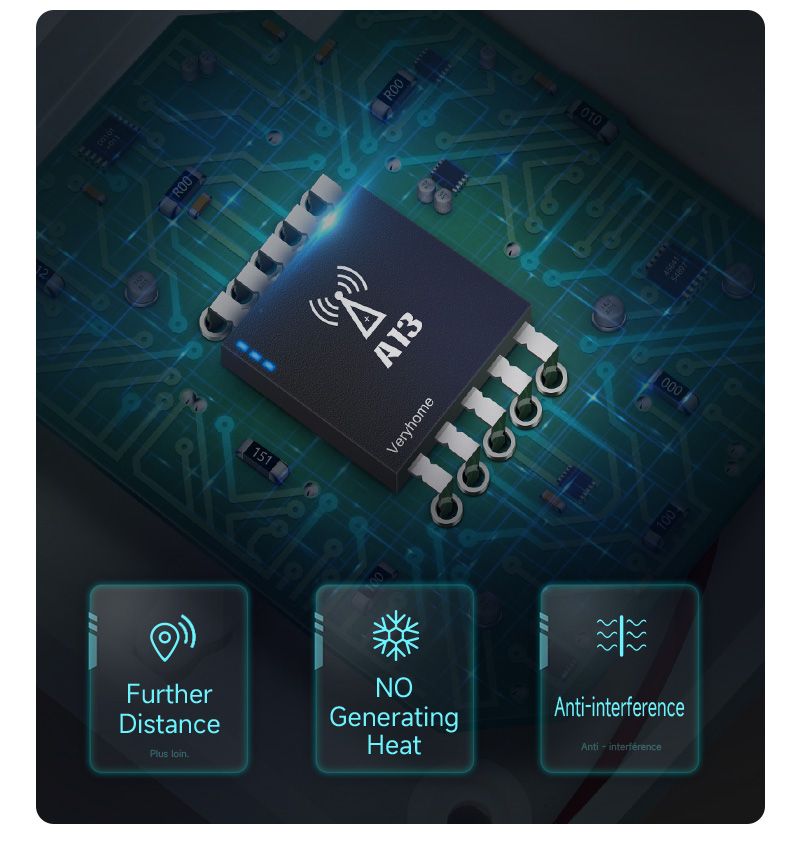 Wireless Doorbell Self-Powered No Battery Waterproof IP44 Wide Voltage 110-240V Global Plugs Long Range Remote Control_voghion.com