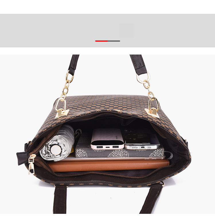 Borse da donna, borsa super mamma e bambino, set da sei pezzi, borsa a mano, borsa a tracolla, borsa a tracolla, borsa versatile stampata_voghion.com