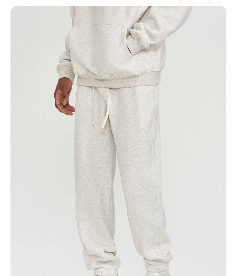 Conjunto de chándal de polar autocalentable – Estilo retro urbano (tallas S-XXL, mezcla de algodón de 350 g/m²)_voghion.com