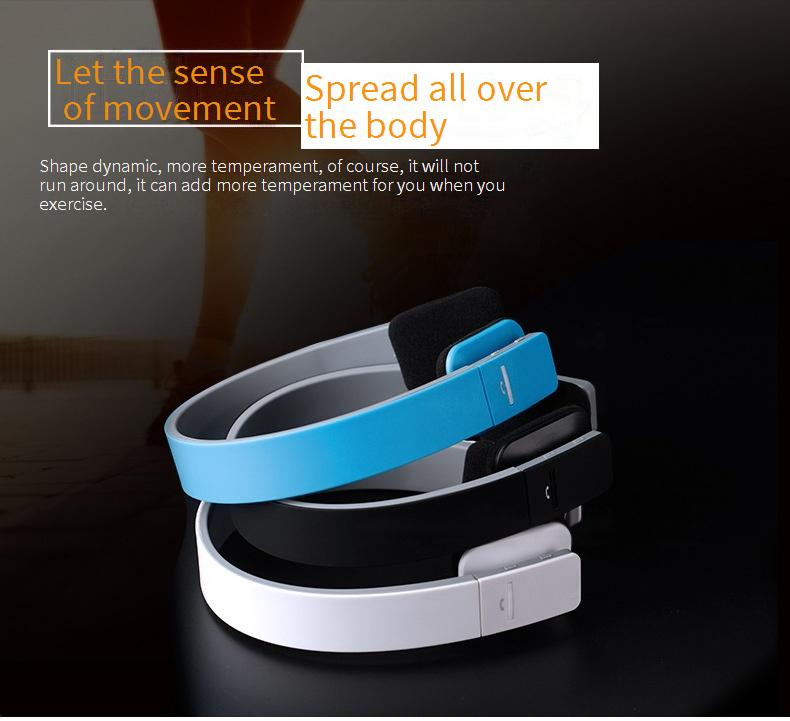 AEC BQ618 Wireless Bluetooth Headphones - Over-Ear Stereo Bass Headset With Built-in Mic For Sports, Running, Gym_voghion.com