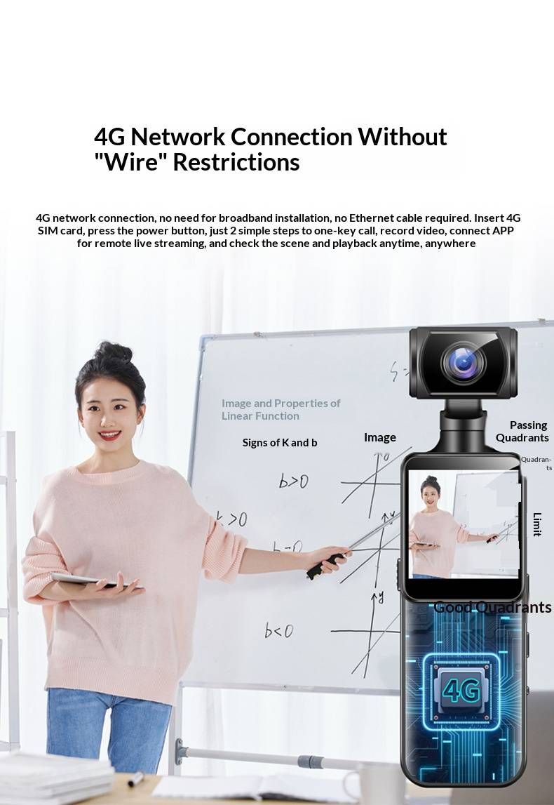 Caméra corporelle M12 WiFi - Enregistreur 4K HD de qualité policière avec clip rotatif, vision nocturne et étui étanche_voghion.com