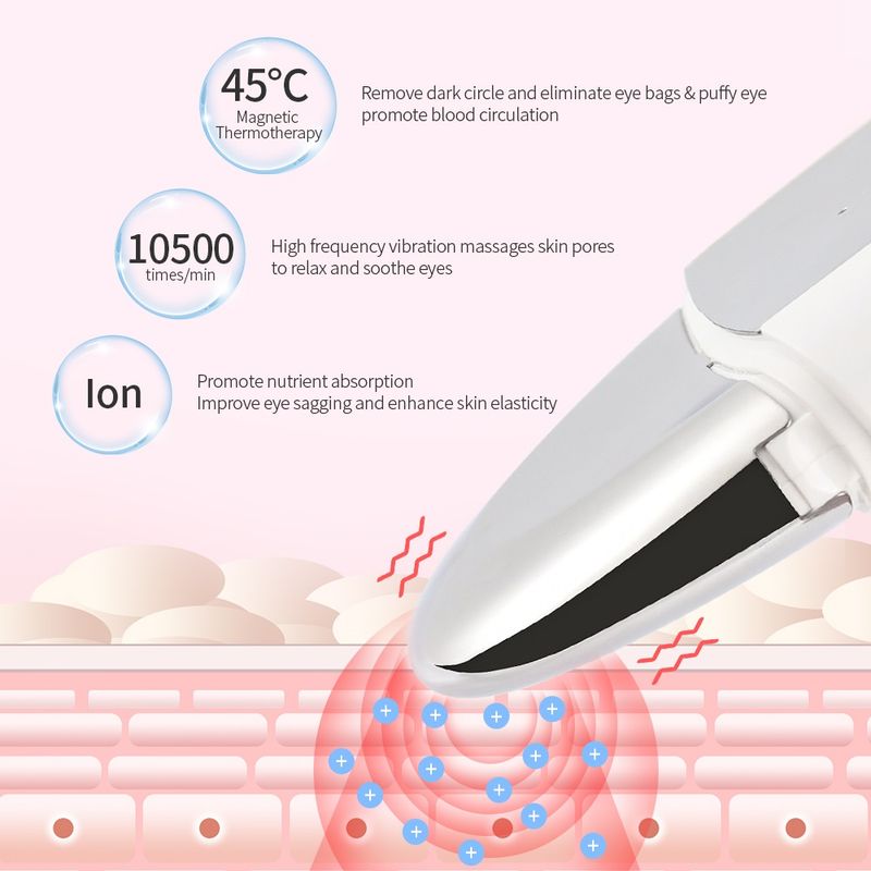 EMS-Ionen-Augenmassagegerät, magnetisches Wärme-Vibrations-Augenpflegegerät, verringert Tränensäcke, dunkle Augenringe, lindert Augenermüdung, strafft die Haut_voghion.com