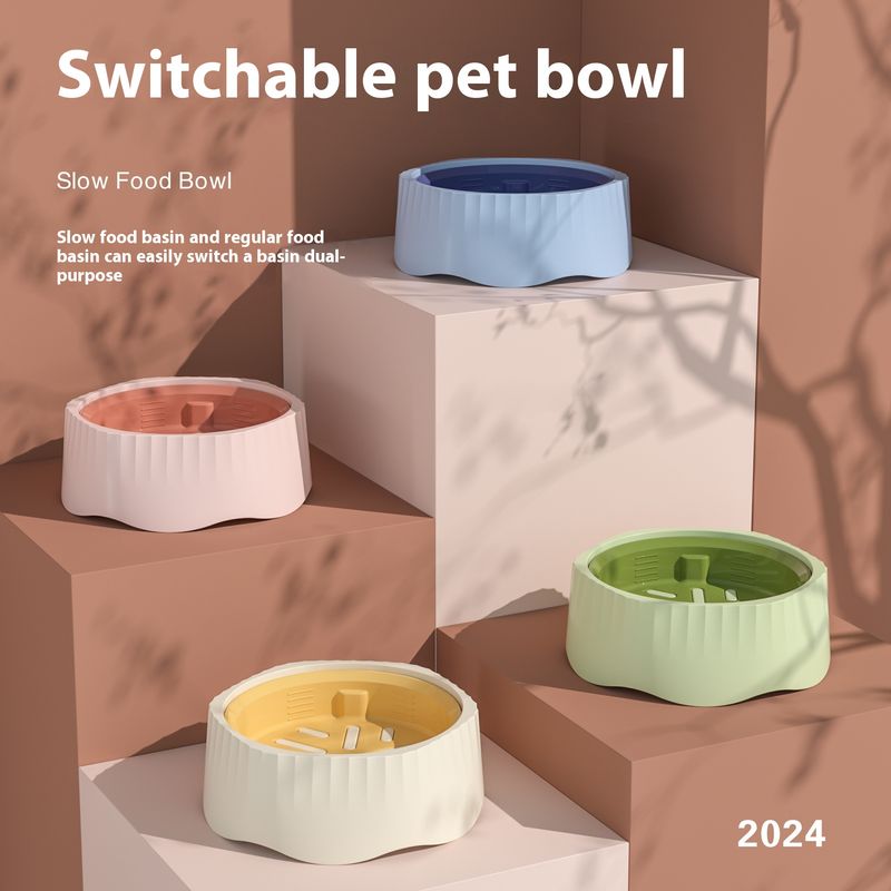 Neu Hund Langsam Dual Verwenden Würgen Katze Lebensmittel Anti Kippen Multifunktionale_voghion.com