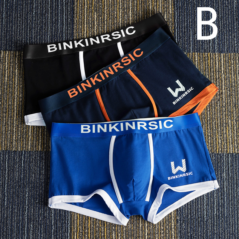 3dílné boxerky velké velikosti bezešvé bavlněné pánské boxerky letní tenký střih L-4XL_voghion.com