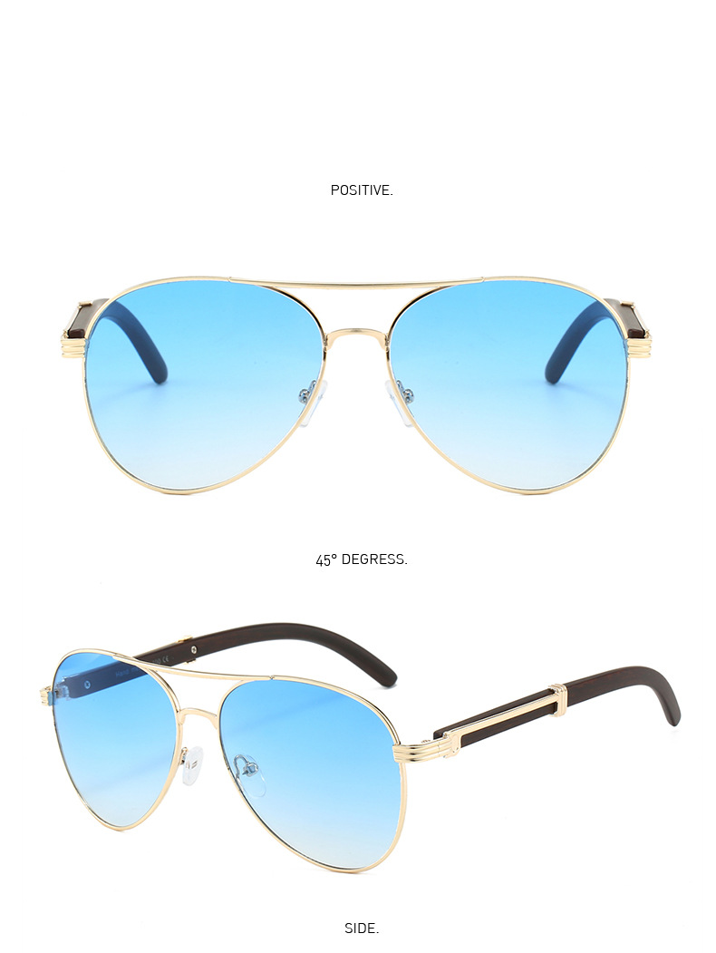 Occhiali da sole aviatore polarizzati colorati con lenti a specchio, alla moda, da uomo e da donna, con protezione solare semplice._voghion.com