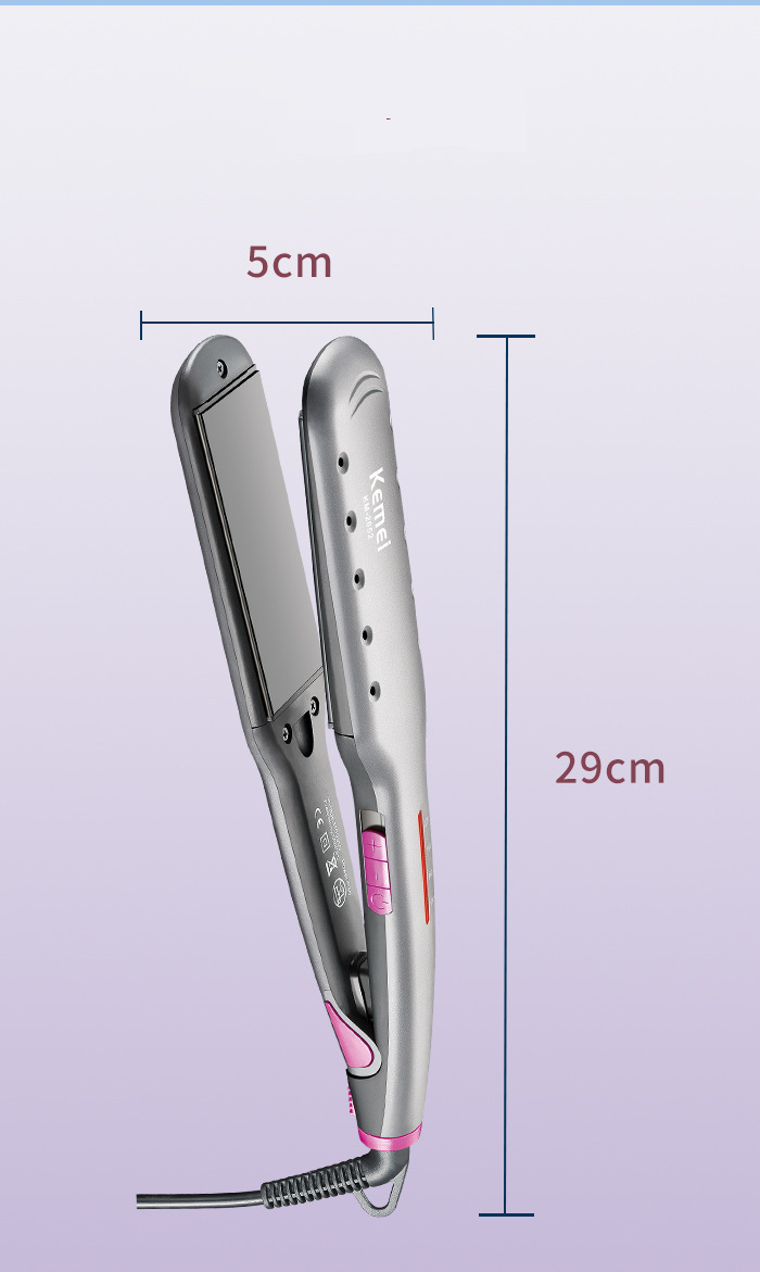 Rollers New High Power Perm Clamp Negative Ion Hair Care Widened And Enlarged Intelligent Temperature Control Straight_voghion.com