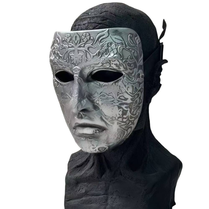 Party Masks Baldwin IV Mask Halloween Easter Resin Craft Character Face Mask Role Costume Fake Face_voghion.com
