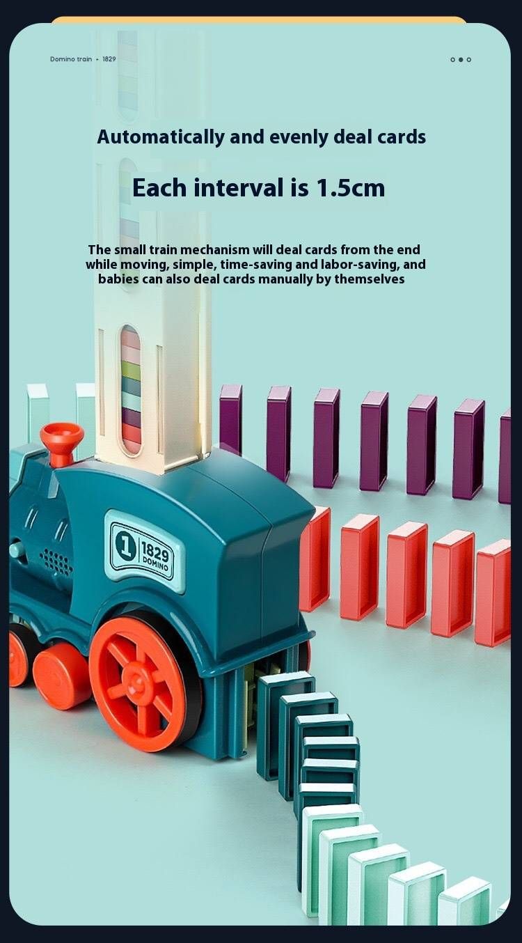 Sesli ve Işıklı Otomatik Domino Tren Oyuncağı, 60/80/120/180/260 Parça, Çocuklar İçin Elektrikli Domino Blok Seti (Mavi/Pembe/Yeşil/Kırmızı/Şeffaf)_voghion.com