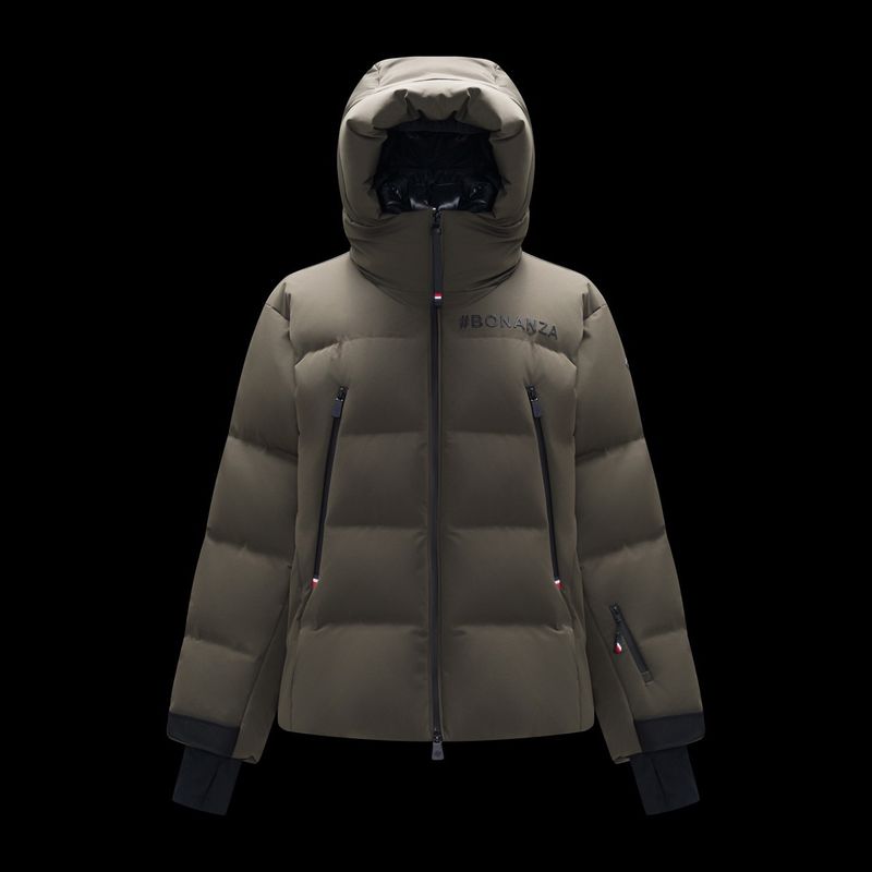 Giacca da sci invernale impermeabile da uomo con piumino d'oca bianca 700 Fill Power, cappotto termico antivento per attività all'aperto, nero, verde oliva, arancione_voghion.com