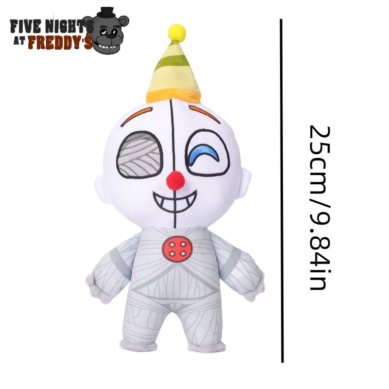 Plush Fnaf Bear Toy Night Game Clown Girl Stuffed Toy By Jili 25cm Short Customizable Plush_voghion.com