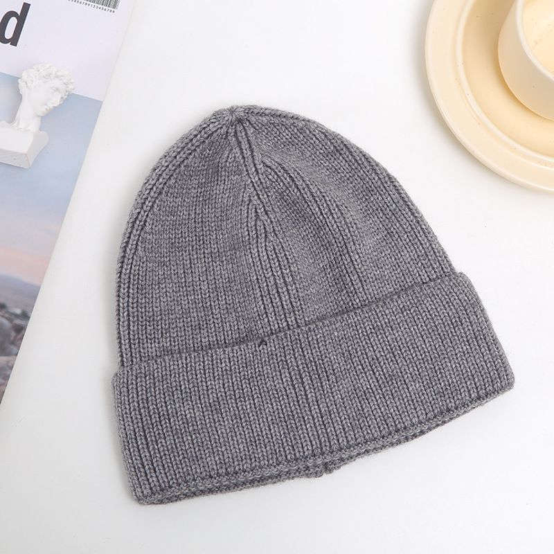 Cappello da uomo in stile coreano, caldo, in lana, per studenti, in tinta unita, invernale, da donna_voghion.com