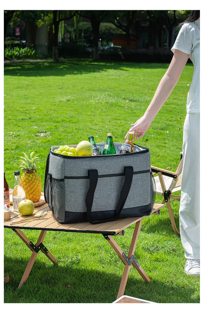 45-l-Isoliertasche, große Picknicktasche für den Außenbereich, wasserdichter Eisbeutel aus Oxford-Stoff, verdickte Auto-Isoliertasche_voghion.com