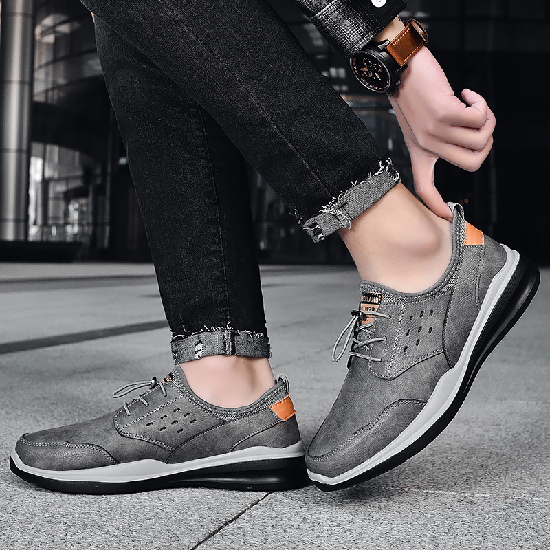 Men Lightweight Sneakers Slip Comfy Casual Trekking Walking Hiking Outdoor Sandals_voghion.com