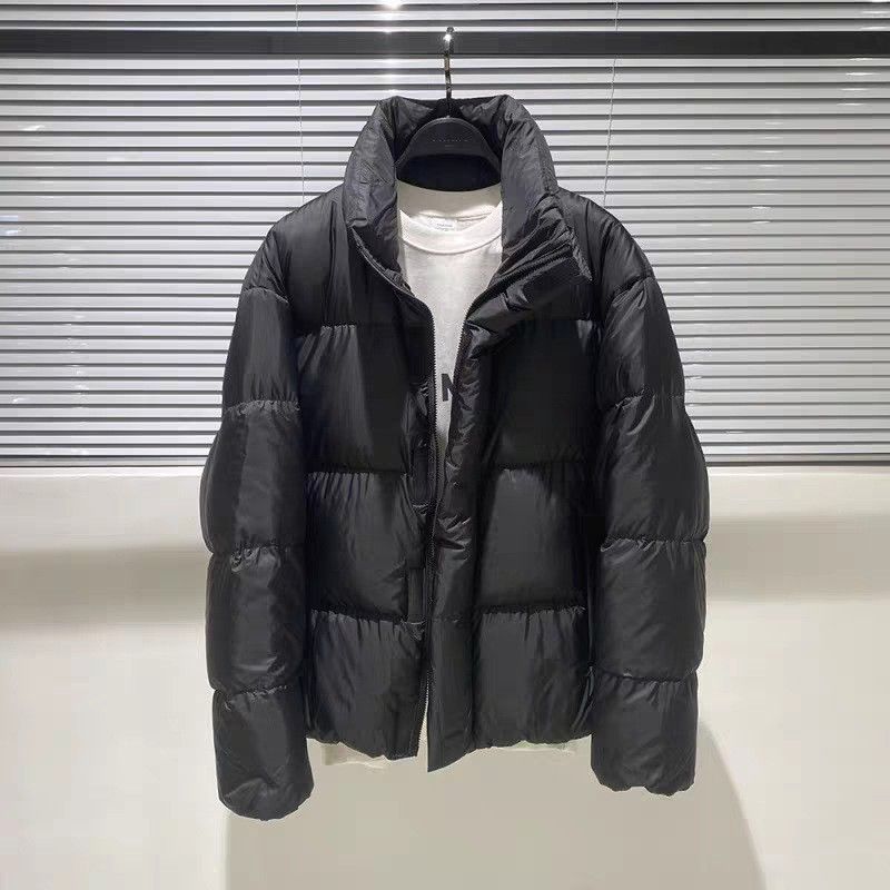 Winter New Fashion Short White Duck Down Casual Puffer Jacket Simple Coat For Men_voghion.com