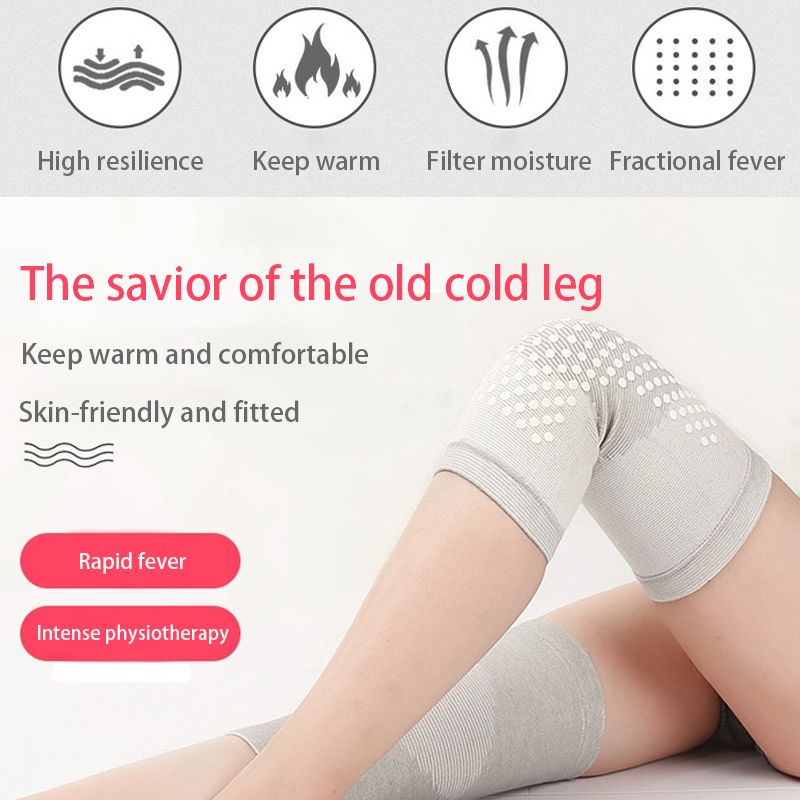 Genouillères auto-chauffantes, manchons de compression pour le genou, soulagement de la douleur arthritique, soins de santé, protection du genou, jambières thermiques d'hiver_voghion.com