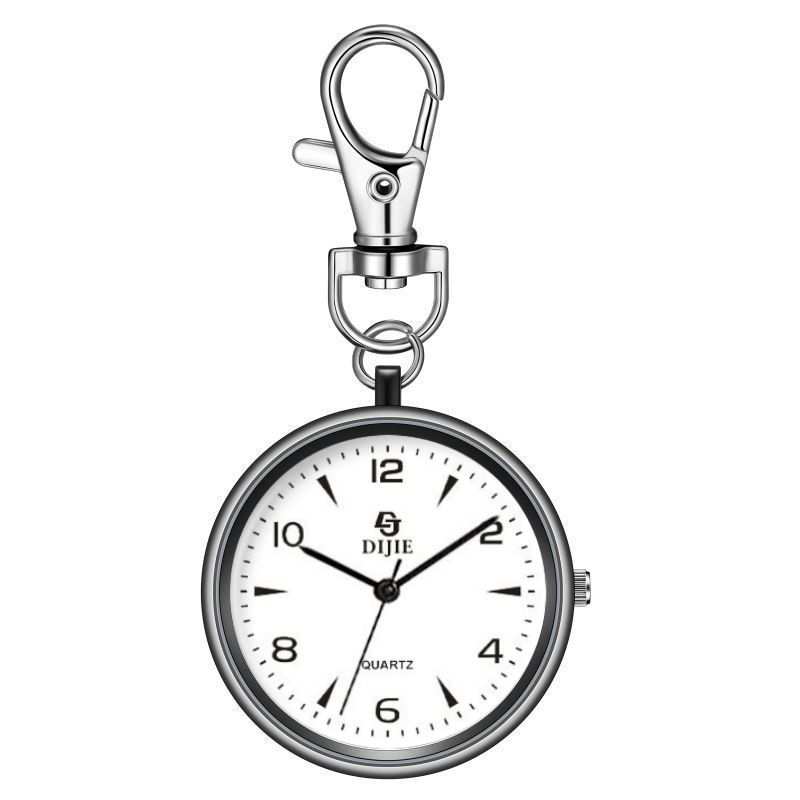 Watch Pendant Keychain hanging watch Nurse watch Clear small student pocket watch Large number quartz watch_voghion.com