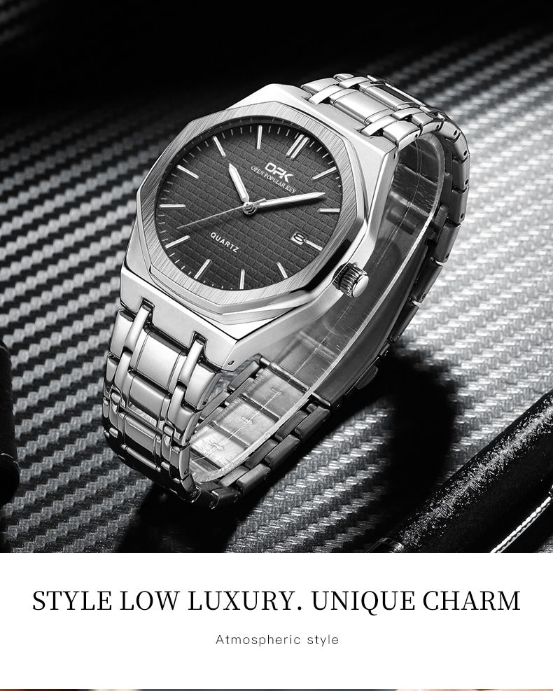 Mens Watch Original Waterproof Luminous Automatic Watch Quartz Watches For Men Wristwatch Stainless Steel Reloj Hombre_voghion.com