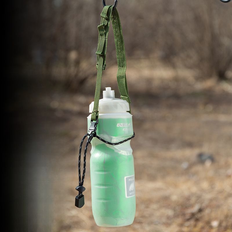 Correa para bebidas para acampar al aire libre, multifuncional, portátil, fija, para viaje, botella de agua mineral, almacenamiento de mano, cuerda colgante_voghion.com