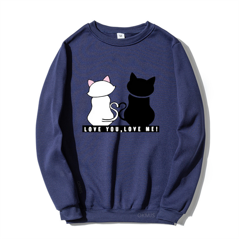 New sweater top loose long sleeved Korean version plush sweater for men and women in autumn and winter_voghion.com