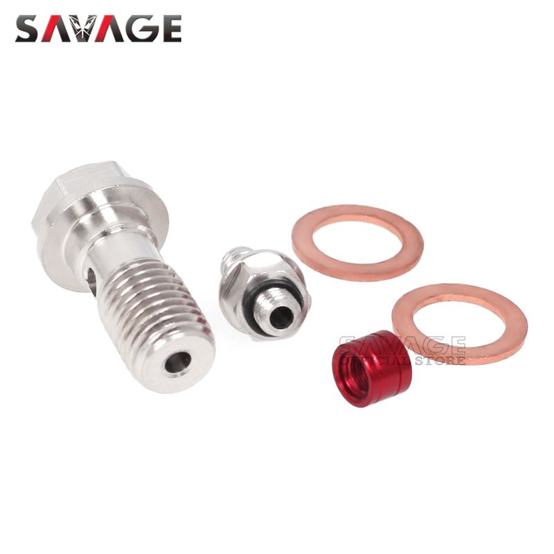 Motorrad Caliper Banjo Bolt Air Bleed Edelstol Brems Cyder Ueleg Schlauch Schrauwen Nippel Cap Stëbs_voghion.com