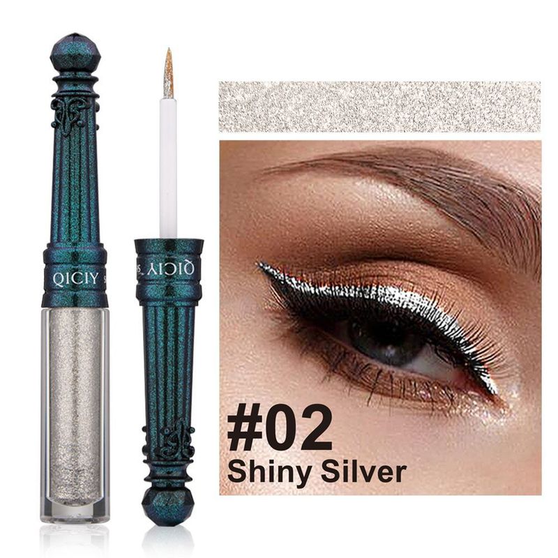 Caneta delineadora QICIY+6 cores brilhante, não borra, versão em inglês, MSDS, FDA_voghion.com