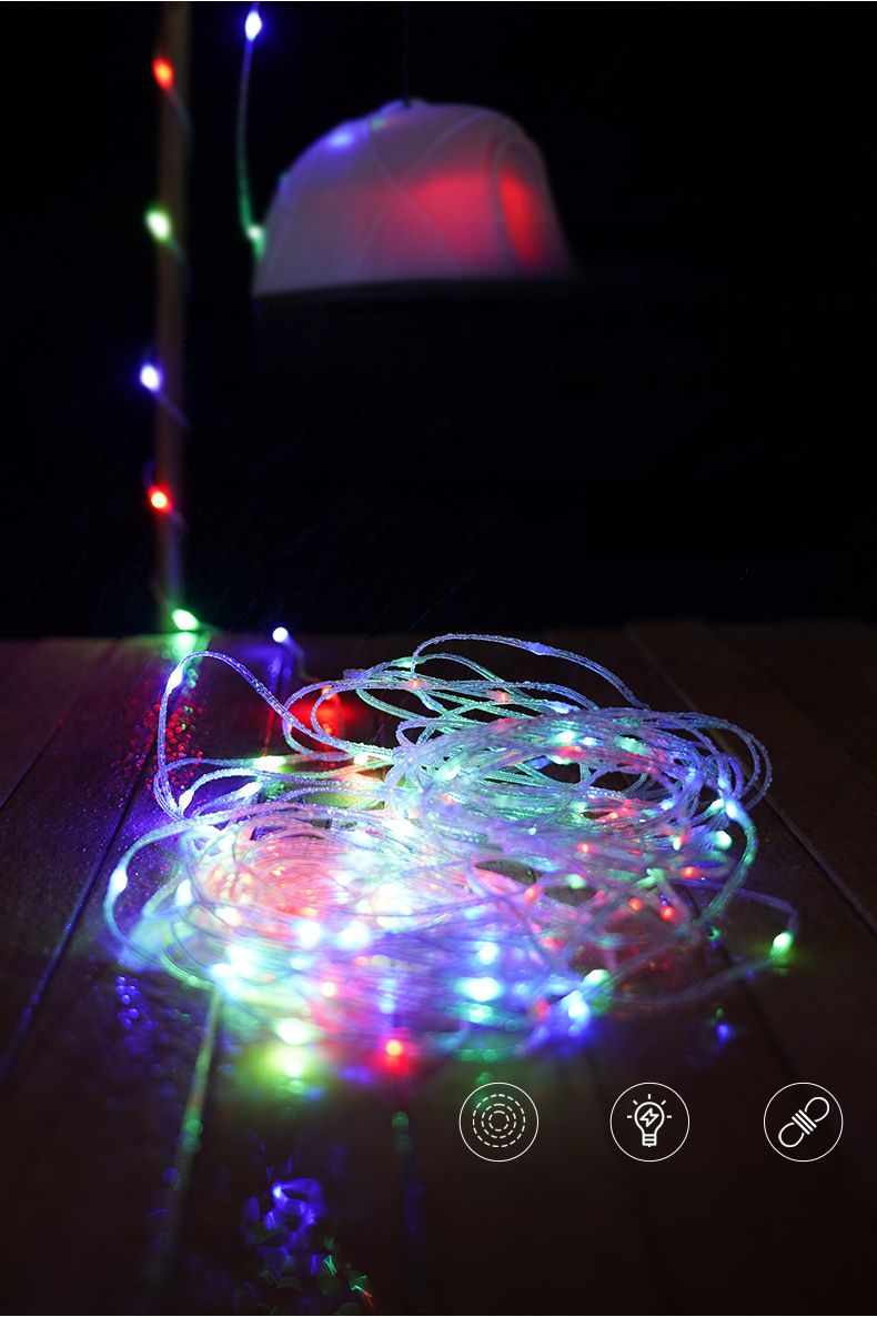 Nuova tenda da campeggio esterna con oscuramento continuo, batteria a lunga durata, tenda da campeggio con luce d'atmosfera_voghion.com