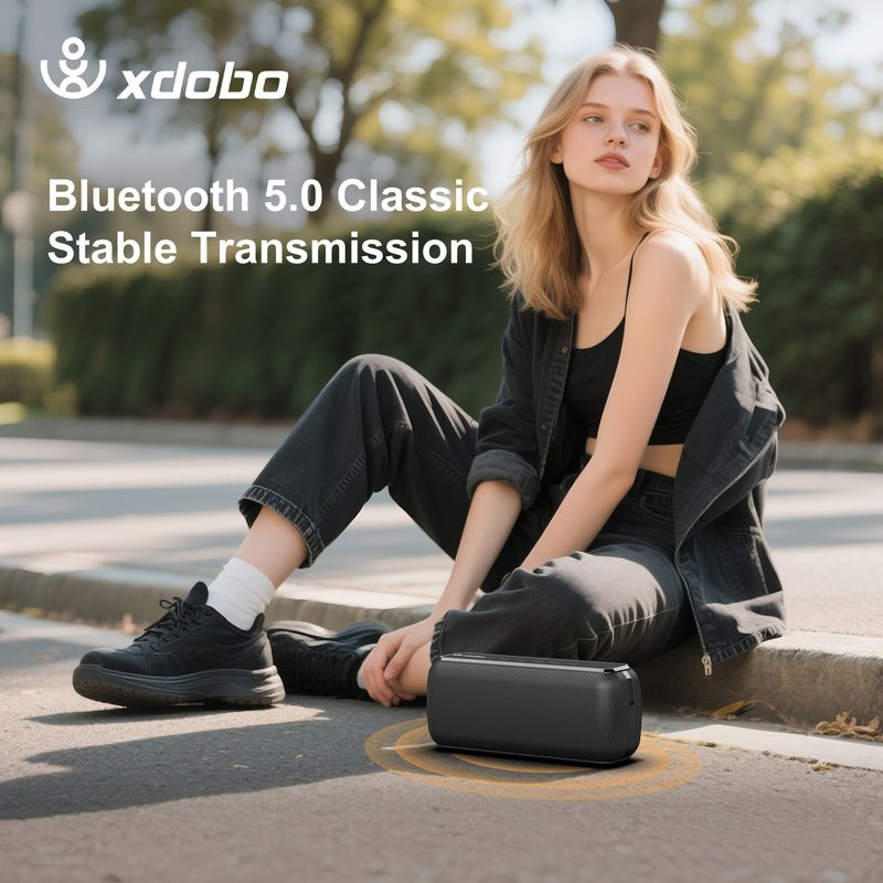 X8 II 60W Portable Bluetooth-Compatible Speakers 6600mAh Bass Sound Box Wireless Waterproof TWS Boombox_voghion.com