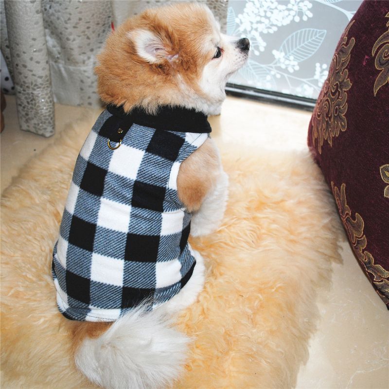 Abbigliamento per animali domestici diretto dalla fabbrica, per cani, autunno e inverno, in pile polare, fibbia di trazione, 27 colori brevettati, saranno oggetto di indagine_voghion.com