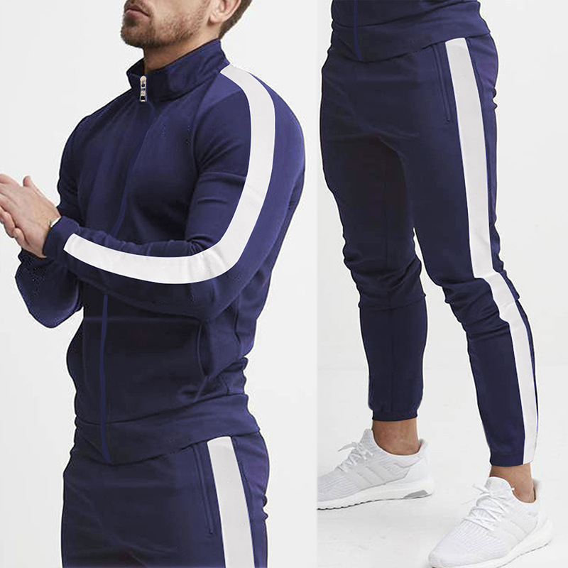 Ropa de hombre, traje deportivo, traje de ocio a juego, deportes de moda con capucha_voghion.com