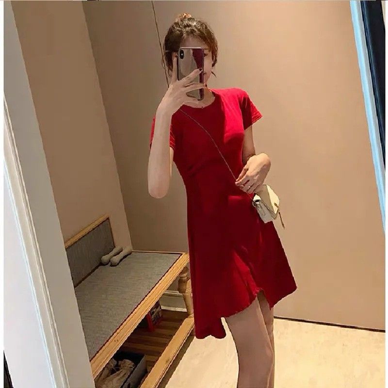 Primavera Autunno 2025 Stile Hepburn alla moda Piccolo Nero Petite Slim Fit Irregolare Dolce e Salato Vestito per le donne_voghion.com