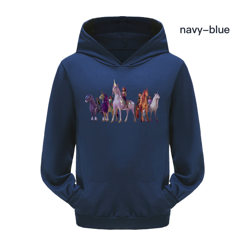 Felpa con cappuccio Academy Unicorn Bag per ragazzi e ragazze Maglione con cappuccio 3024_voghion.com