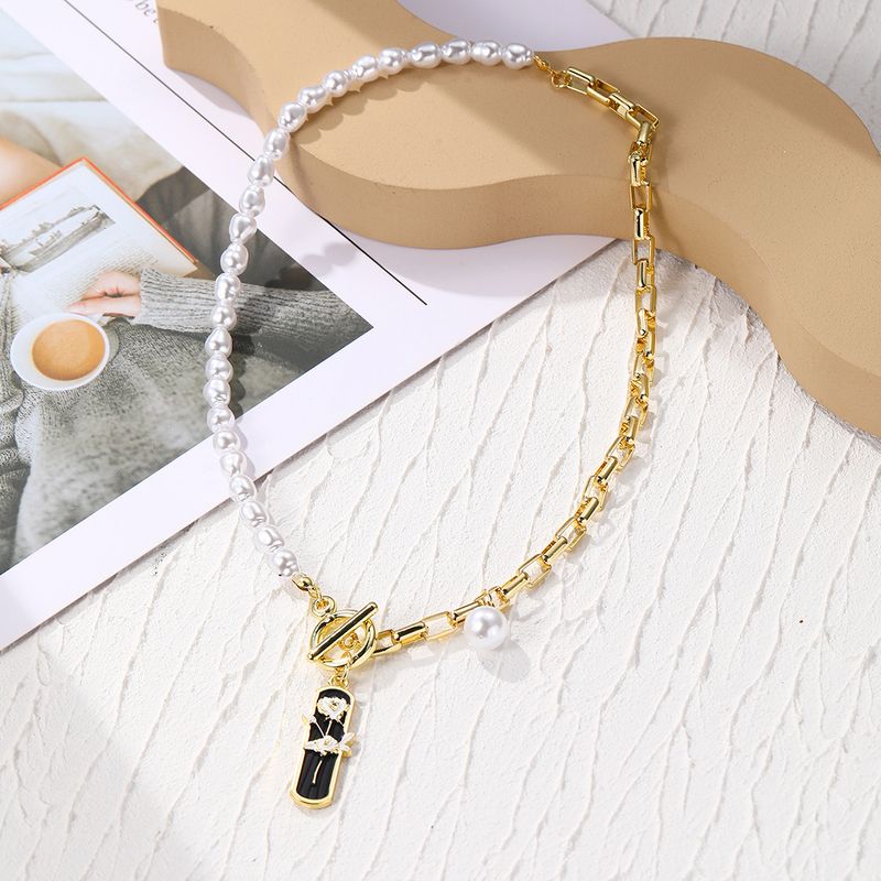 Multi schicht unregelmäßigen perlenkette, speziell geformte retro Barock perlenkette schmuck high-end_voghion.com