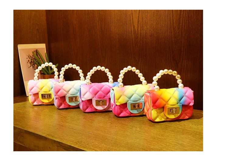 Mini borsa color caramella - Borsa a tracolla trapuntata con tracolla a catena staccabile, piccola borsa a tracolla quadrata per donna_voghion.com