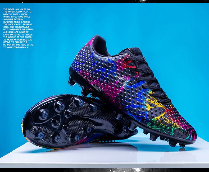 Ghete de fotbal TF Broken Nails, model low-top, noi, pantofi de antrenament profesionali pentru studenți_voghion.com