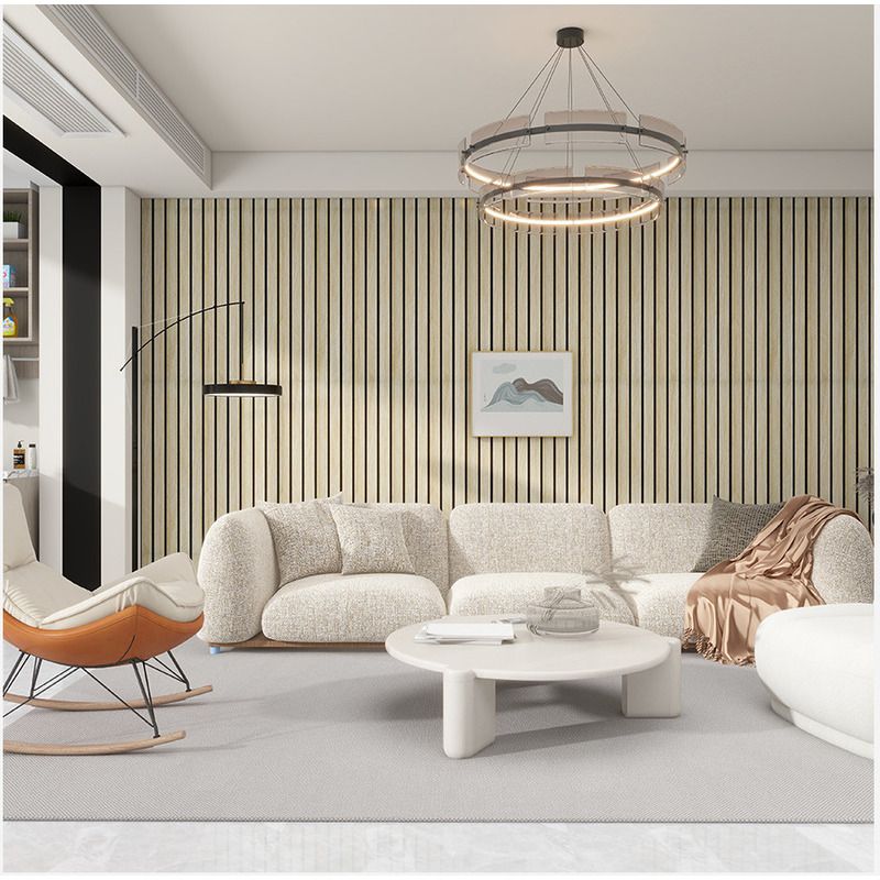 Thickened Self-Adhesive Grid Stickers Waterproof Moisture-Proof Wood Grain Living Room TV Background Wall_voghion.com