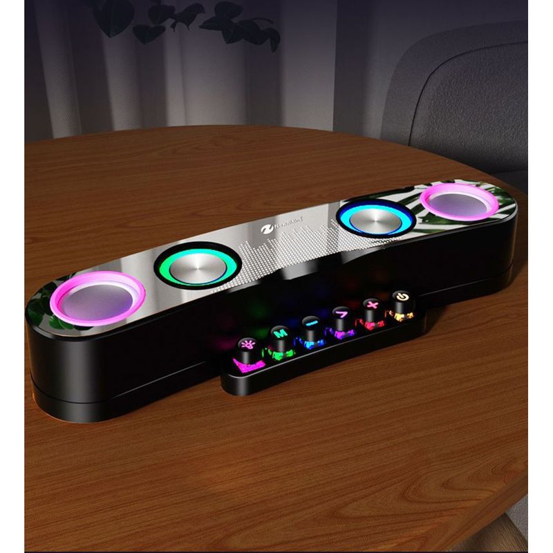 E-Sports Bluetooth Subwoofer Hoogwaardig geluid Groot volume Computer Desktop Speaker Sfeervolle lichtluidspreker_voghion.com