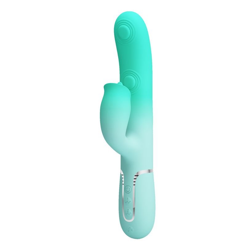 BaiLe 3-in-1 Massage Stick 7-frequency Drumming Tongue-swinging Vibrating Stick Female Masturbation Device_voghion.com